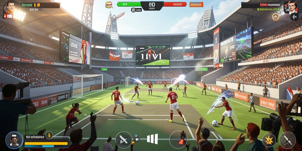 Mode multiplayer yang seru untuk bersaing dengan teman.