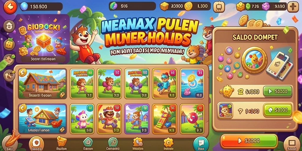 Situasi pertarungan seru di setiap level.