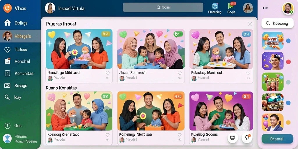 Fitur misi harian untuk mendapatkan hadiah menarik.