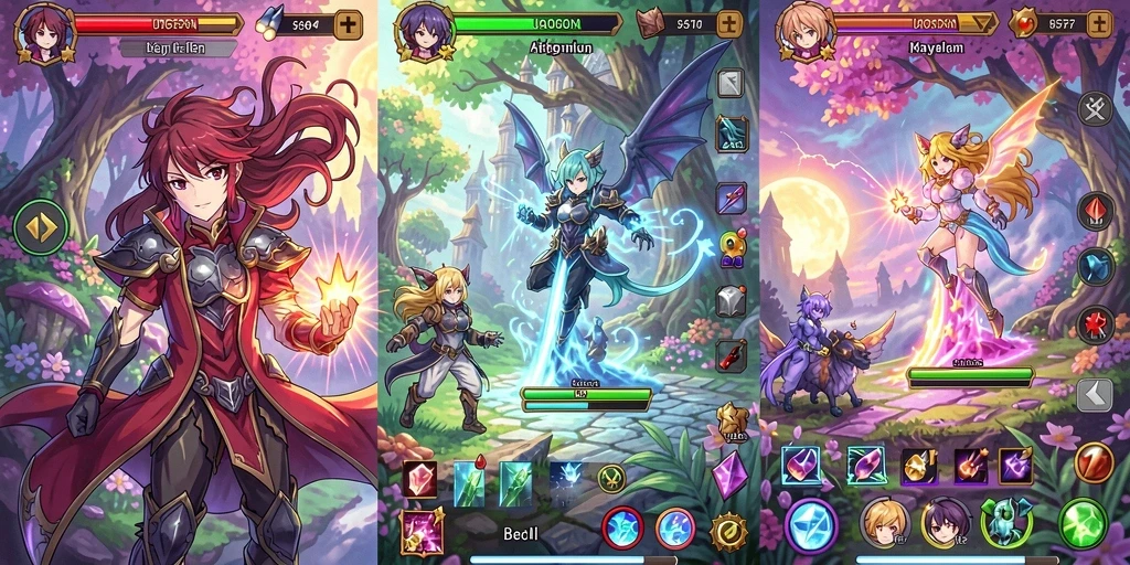 Screenshot memperlihatkan pemandangan indah dalam game.